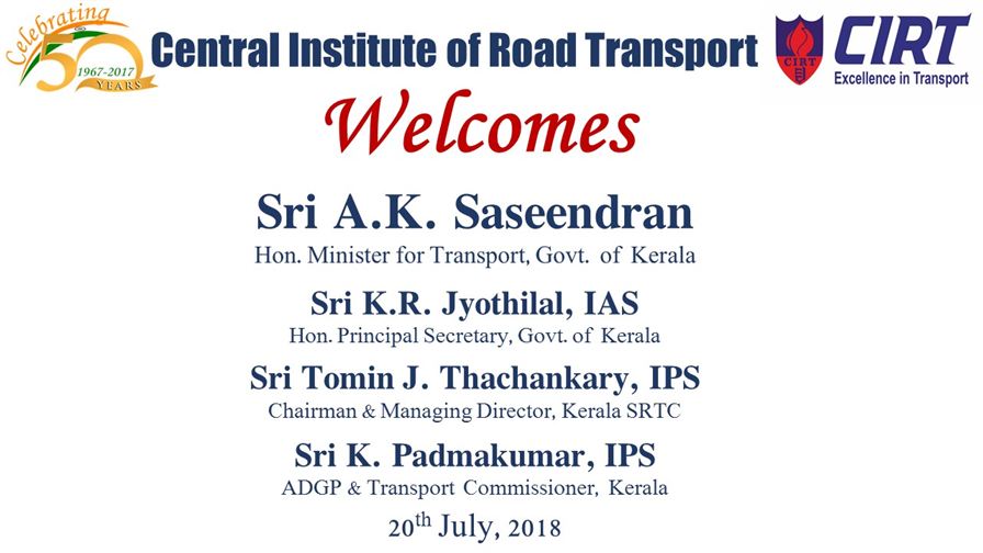Kerala Transport Minister Visit